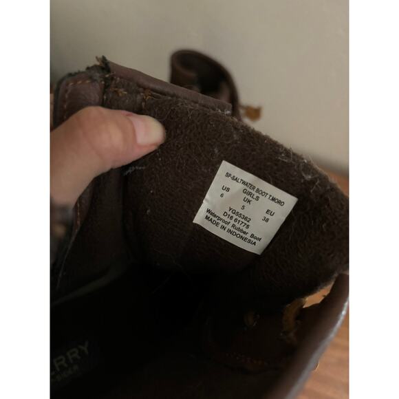 Sperry Shoes Women's 7.5 Saltwater Duck Boot Big Girls 7.5 Waterproof - Picture 10 of 10